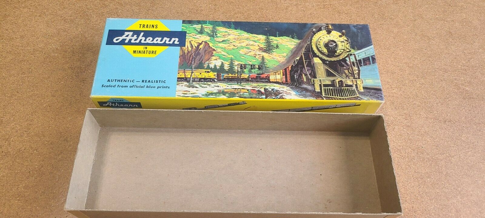 Athearn Yellow Box Mcrr W/canisters Gondola #2652-2:49 (empty Box Only)