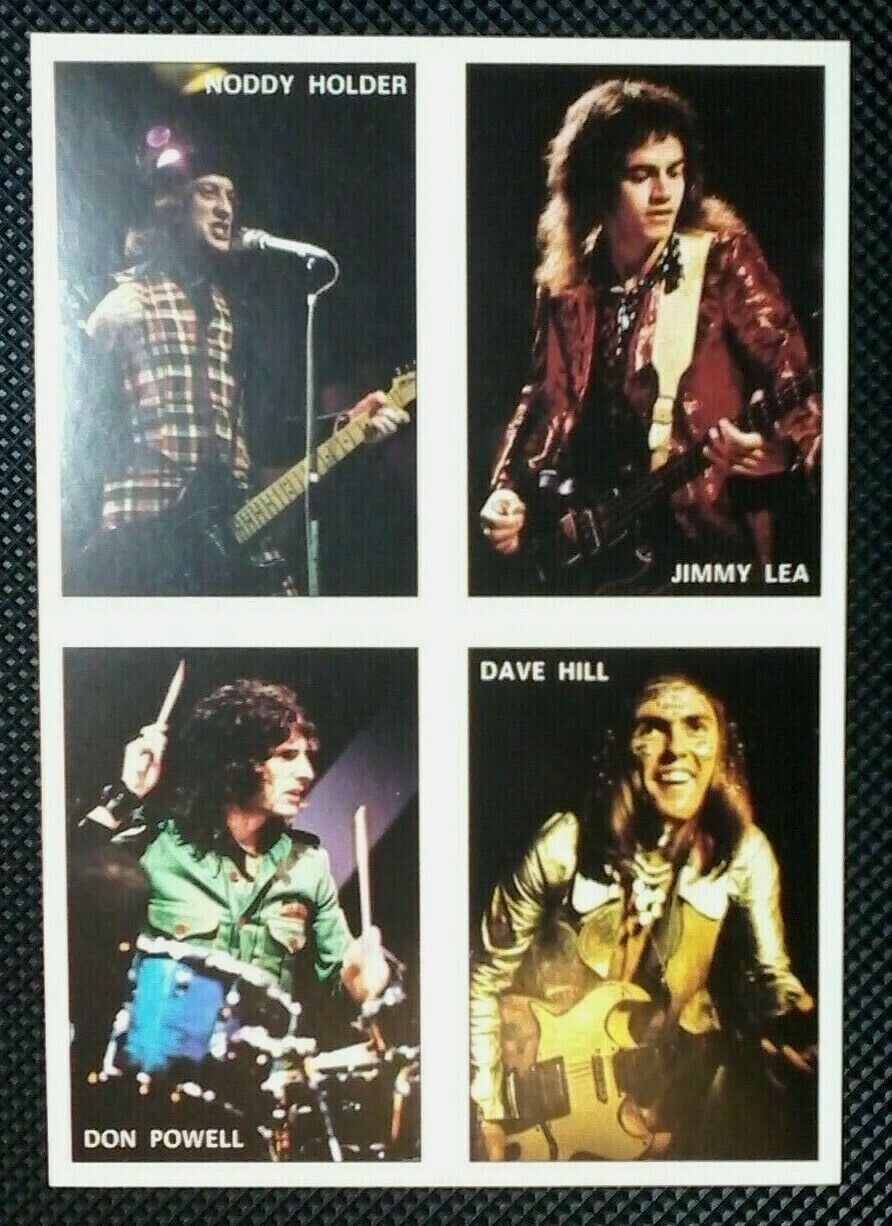 1975 Slade Panini Sticker Noddy Holder Dave Hill Glam Rock '70's Band Near Mint