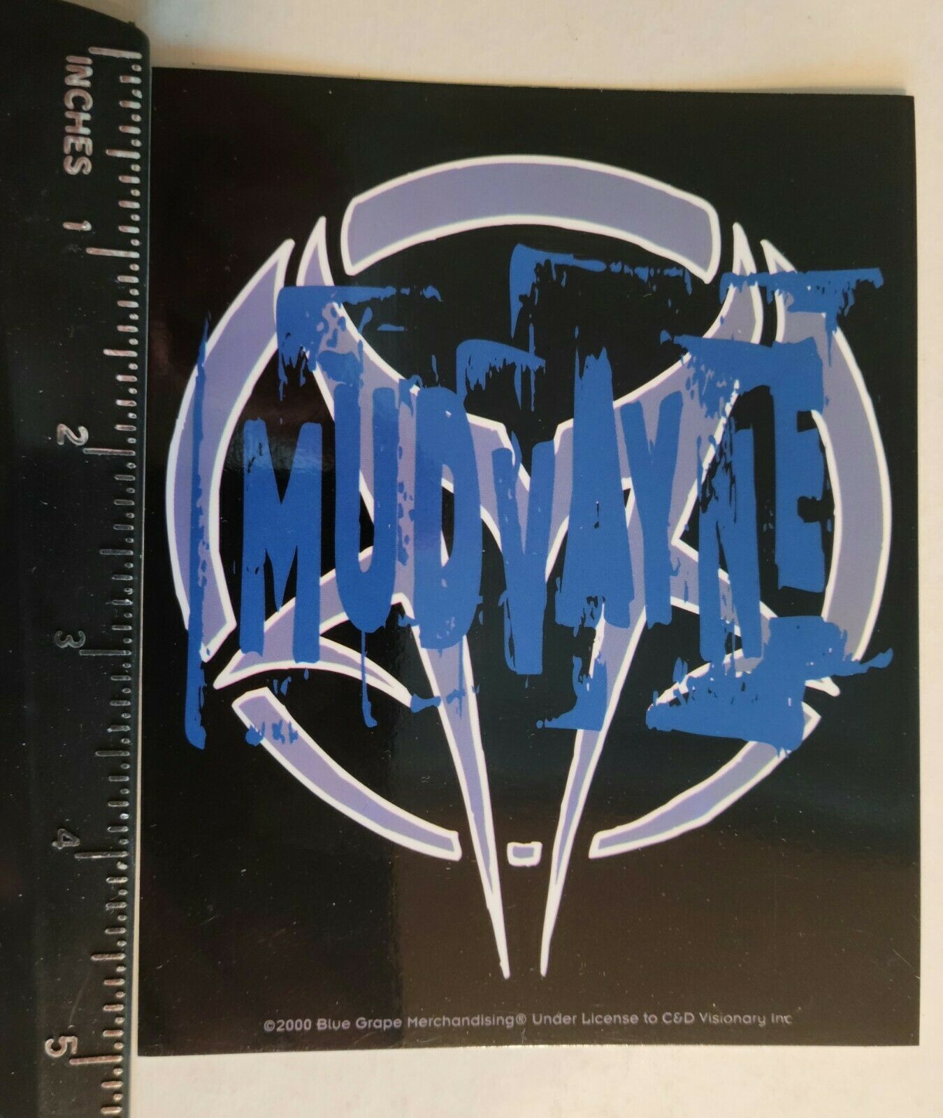 Large Mudvayne Sticker Nu Metal Alternative Rock Band Glossy Goth Official 2000