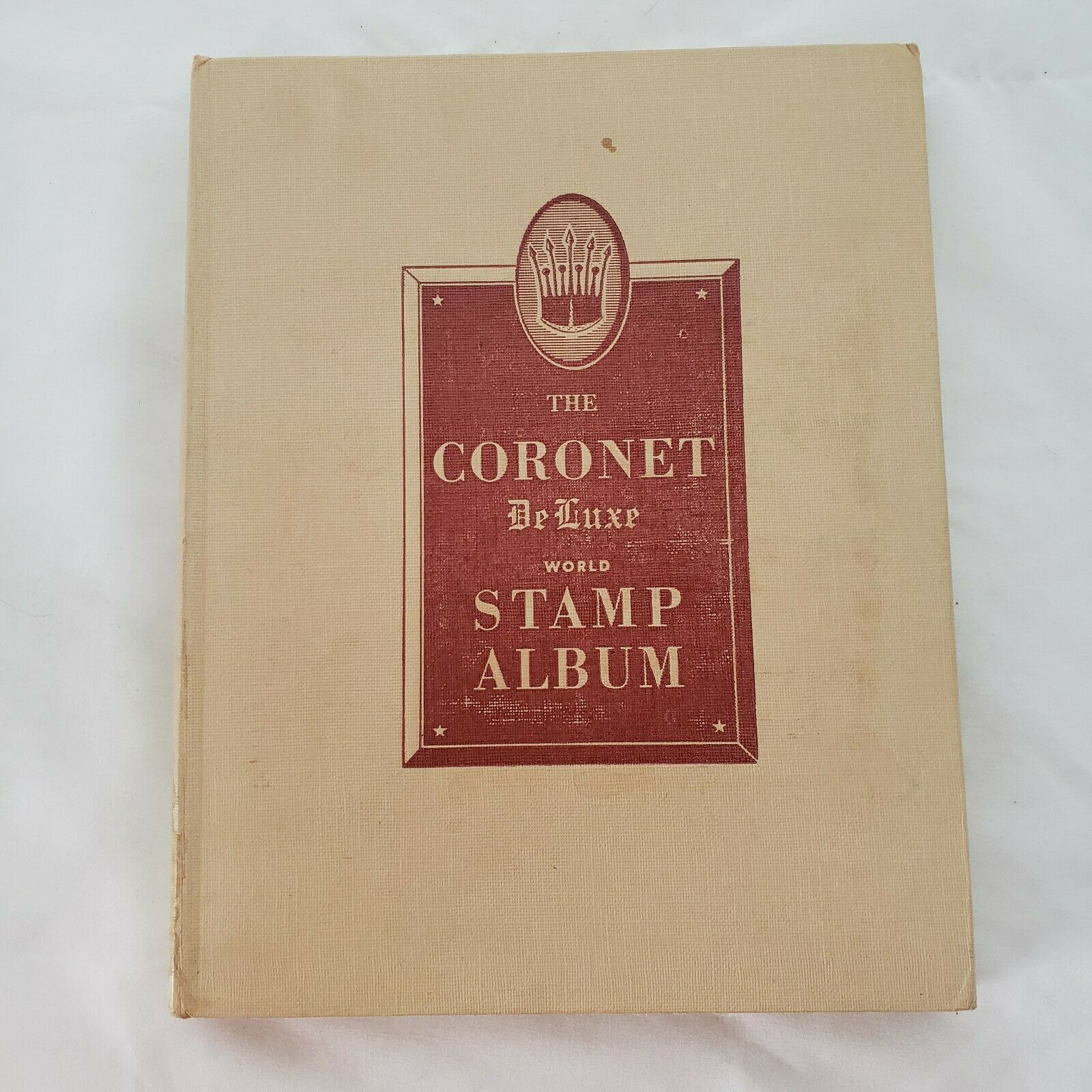 The Coronet Deluxe World Stamp Album 1957 Grossman Stamp Co Usa Unused & Clean