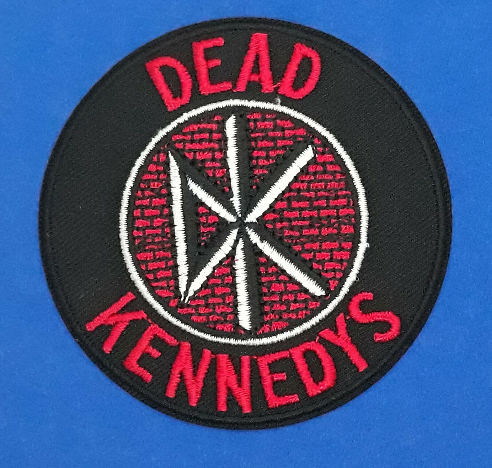 Dead Kennedys Round  Logo  Iron On Sew On Embroidered Patch 3"x 3"