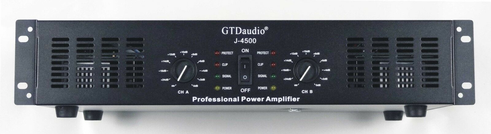 Gtd Audio 2 Channel 4500 Watts Professional Power Amplifier Amp Stereo J4500