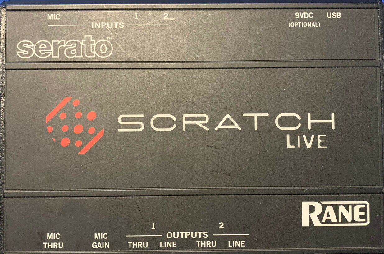 Serato Scratch Live Sl1 Rane Box Usb Audio Interface
