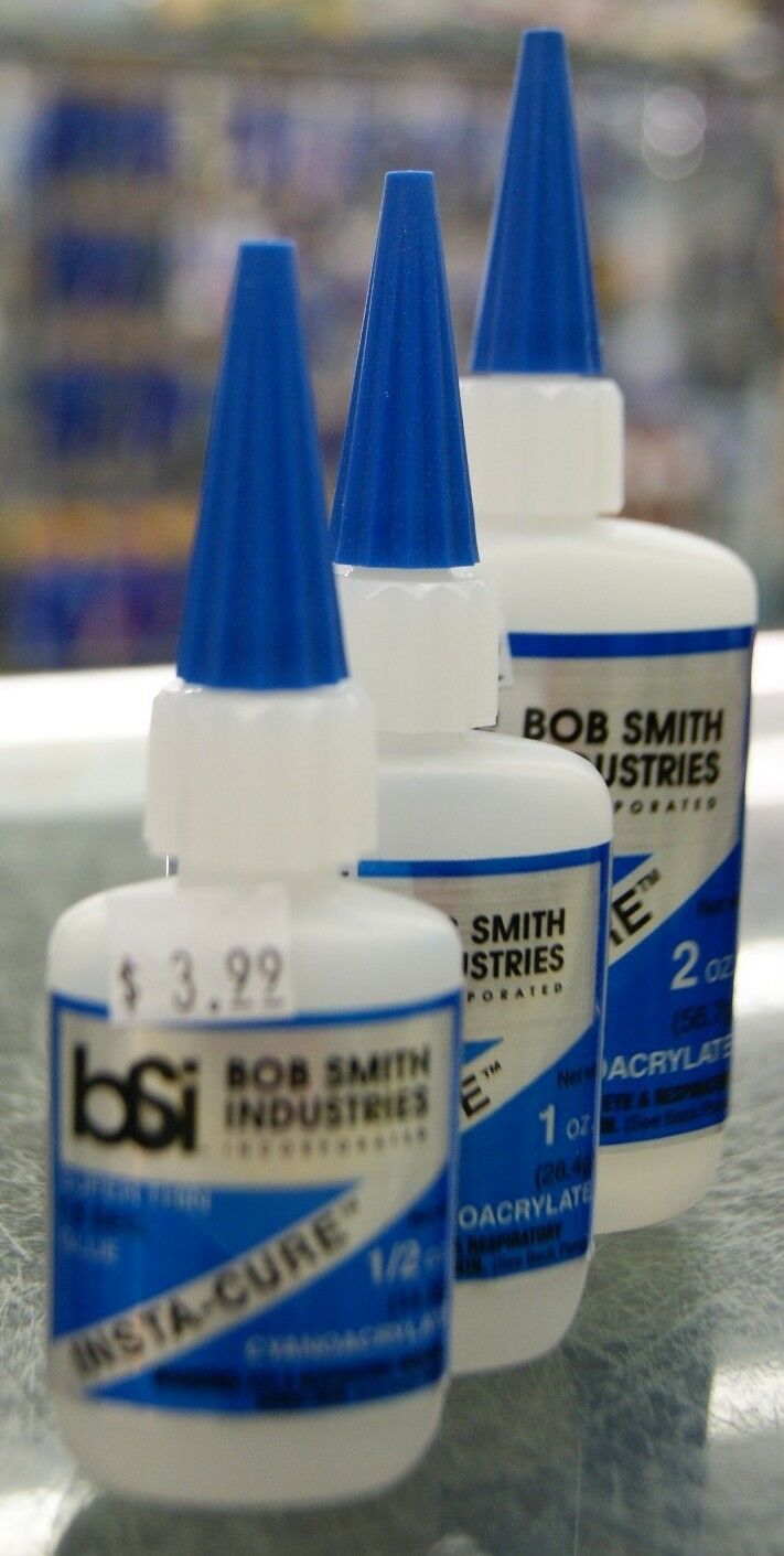 Bob Smith Industries Ca Cyanoacrylate Adhesive Glue, Thin, Medium & Thick