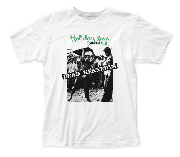 Dead Kennedys – Holiday In Cambodia S/s Tshirt 100% Cotton White, Sizes S-2xl
