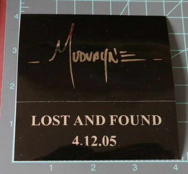Mudvayne "lost And Found" Album Sticker With Concert / Show Dates,metal,nu Metal