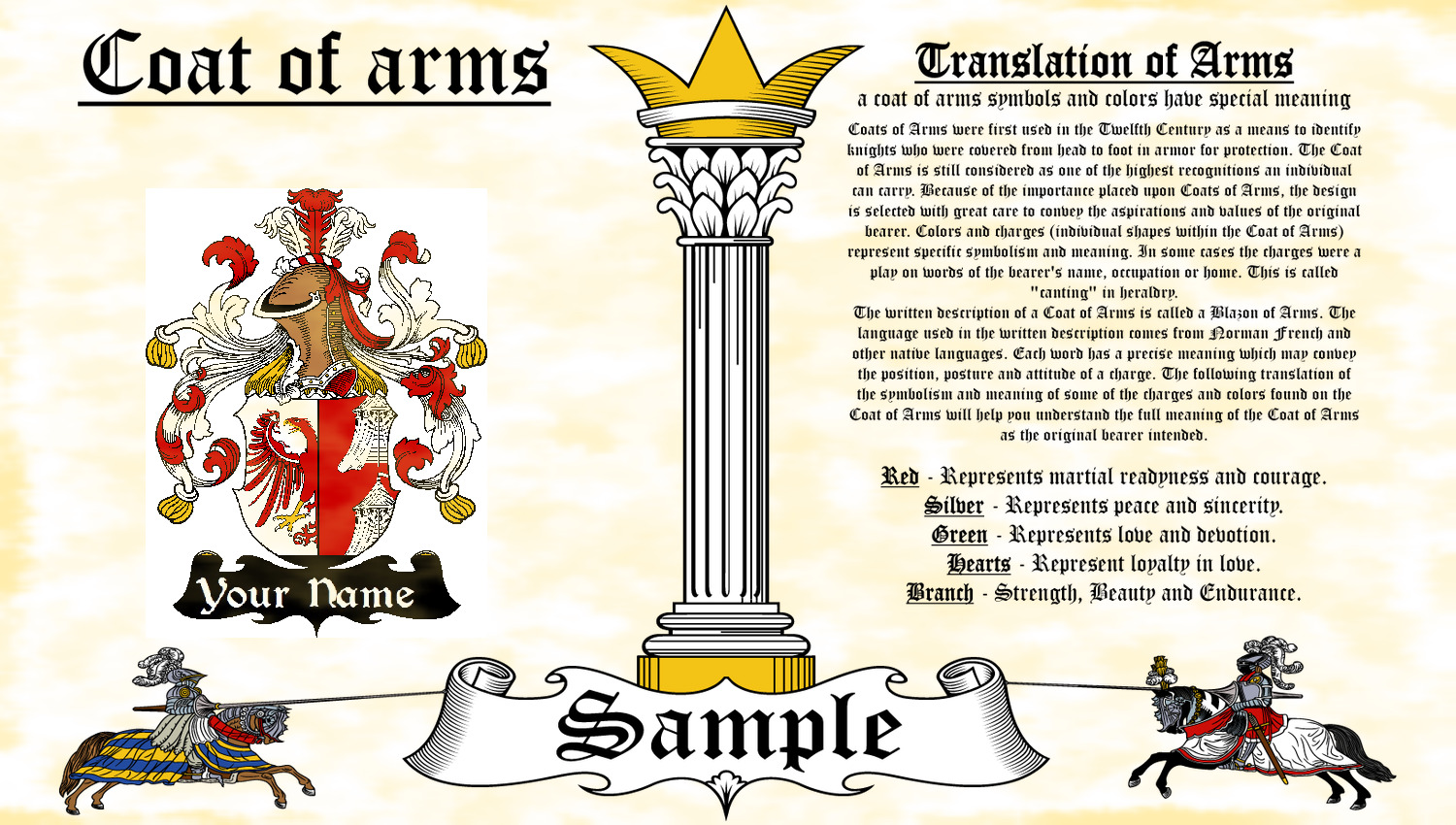 Wechcler-wechsler Coat Of Arms Heraldry Blazonry Print
