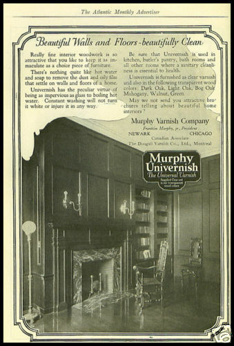 1910 Vintage Ad For Univernish Varnishes