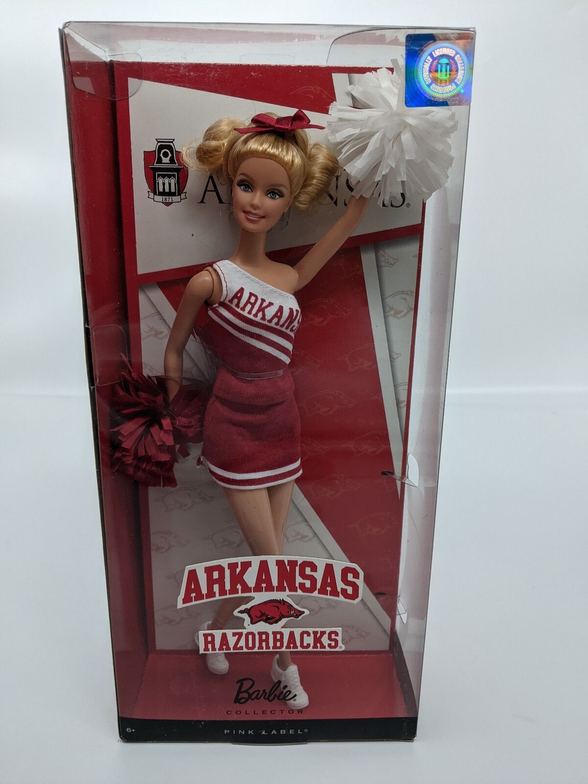 Barbie - University Of Arkansas Razorback Cheerleader Doll