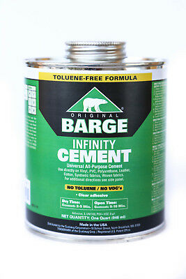 Barge Infinity Tf All-purpose Cement Rubber Leather Shoe Glue 1 Qt (946 Ml)