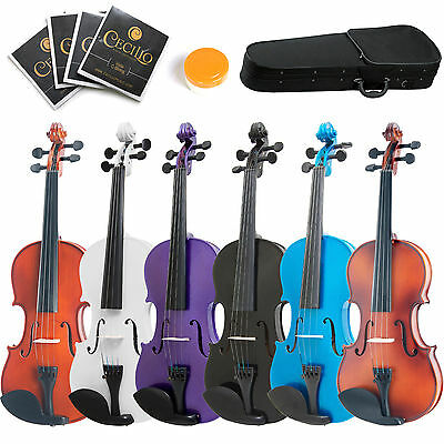 Mendini 16" 15" 14" 13" 12" Acoustic Viola ~natural Wood Black Blue Purple White