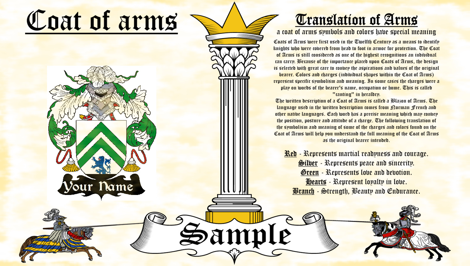 Junta-junttijay Coat Of Arms Heraldry Blazonry Print