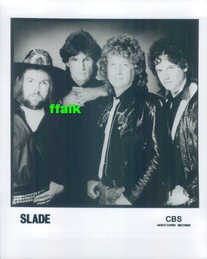 Press Photo: Slade 8x10 B&w
