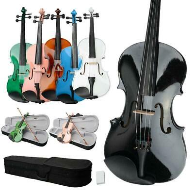 Optional Student 15 16 Inch Acoustic Viola + Case + Bow + Rosin