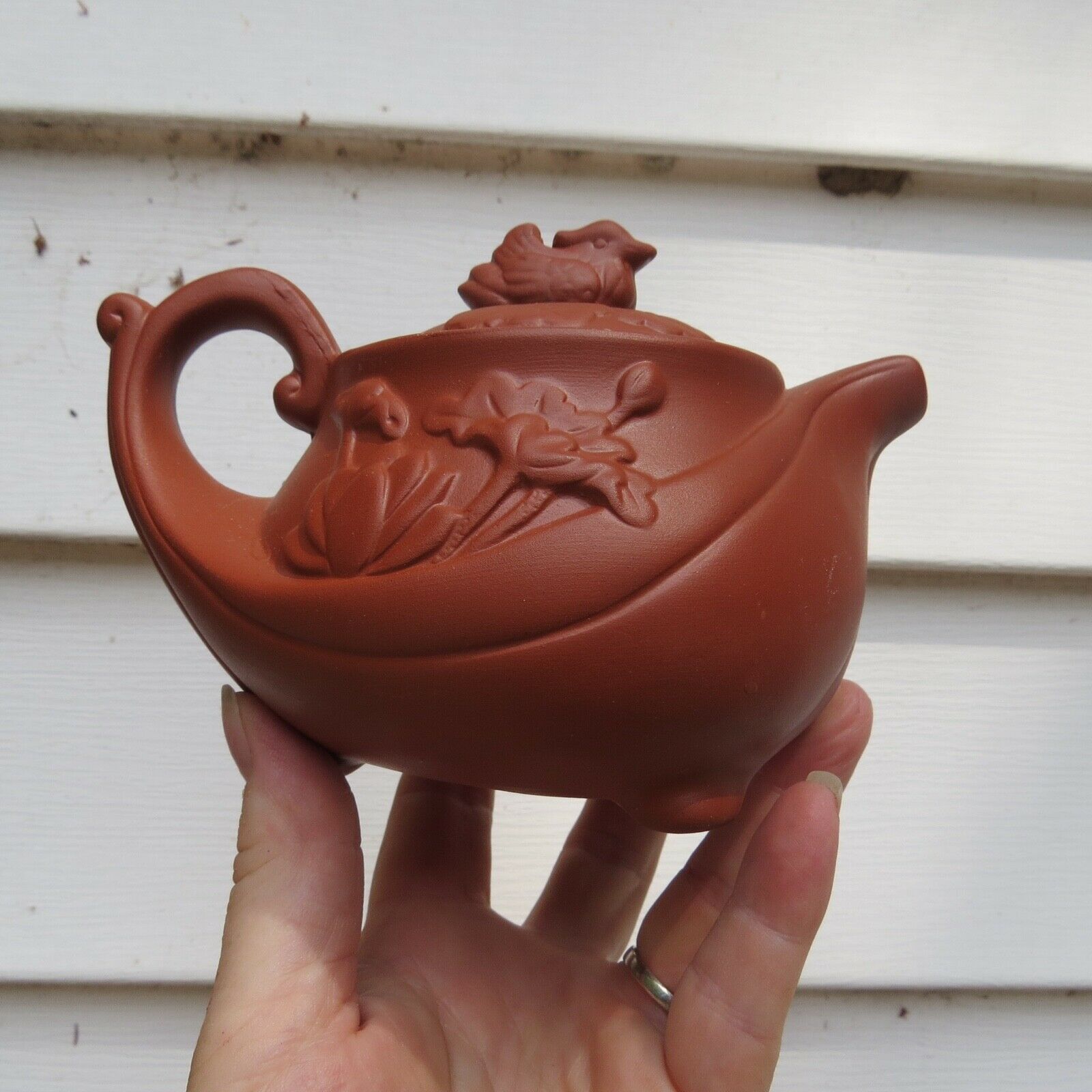 Old Chinese Yixing Zisha Teapot Purple Clay