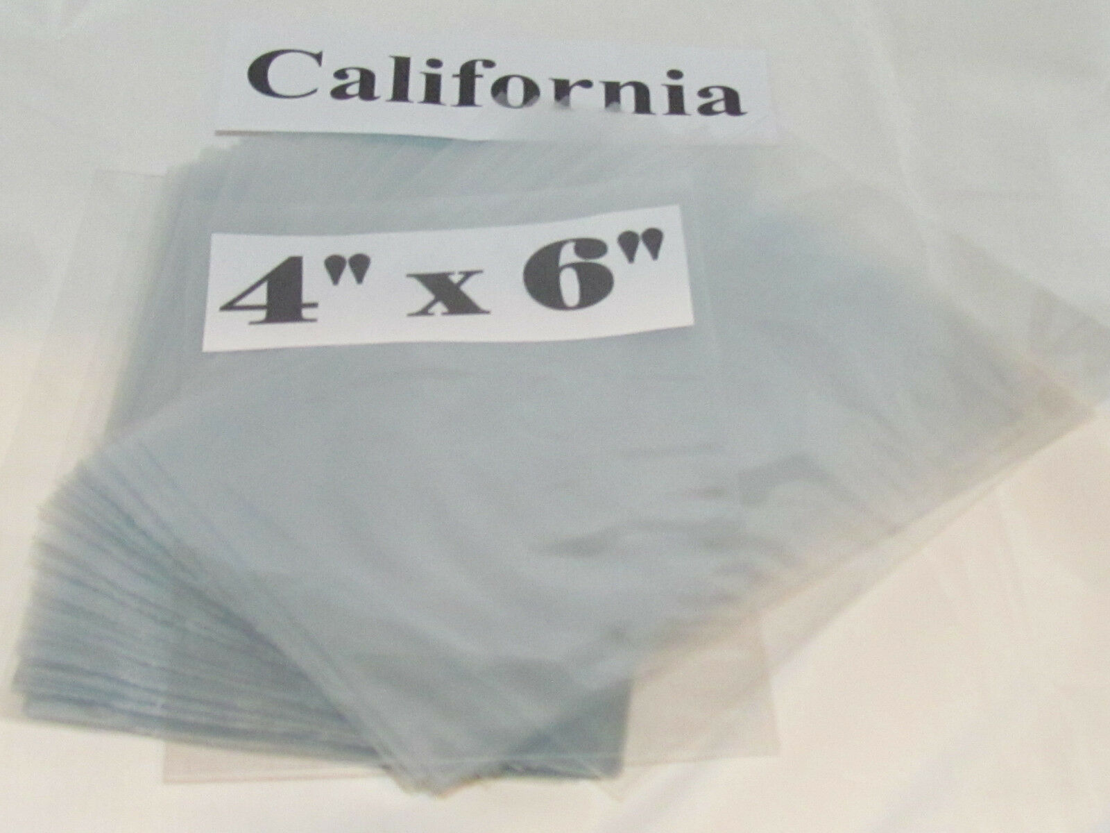 Shrink Wrap Film Flat Bags 4x6 Candles Soap Pvc Pieces 25 50 100 250 500 1000