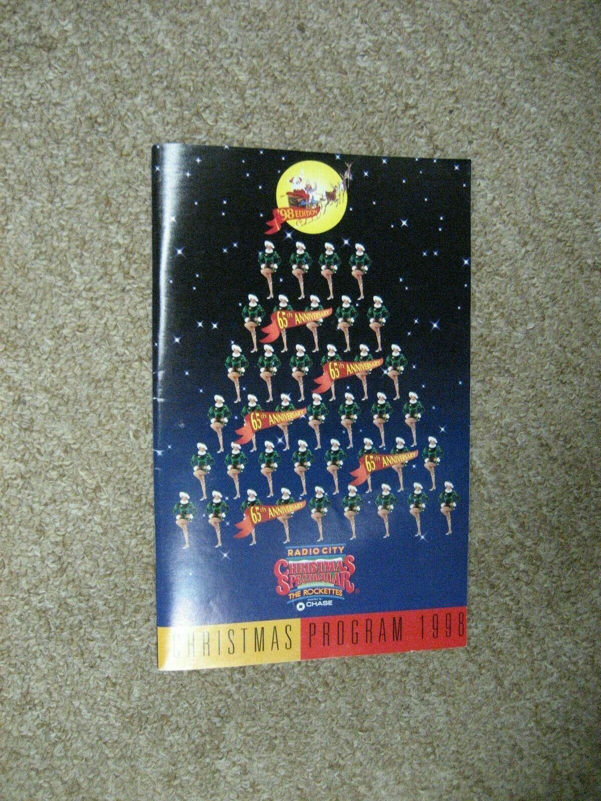Radio City Christmas Spectacular Program 65th Anniversary  1998