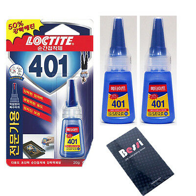 Loctite401 Instant Glue Instant Adhesive Super Glue 20g X 2pcs Free Gift Loctite